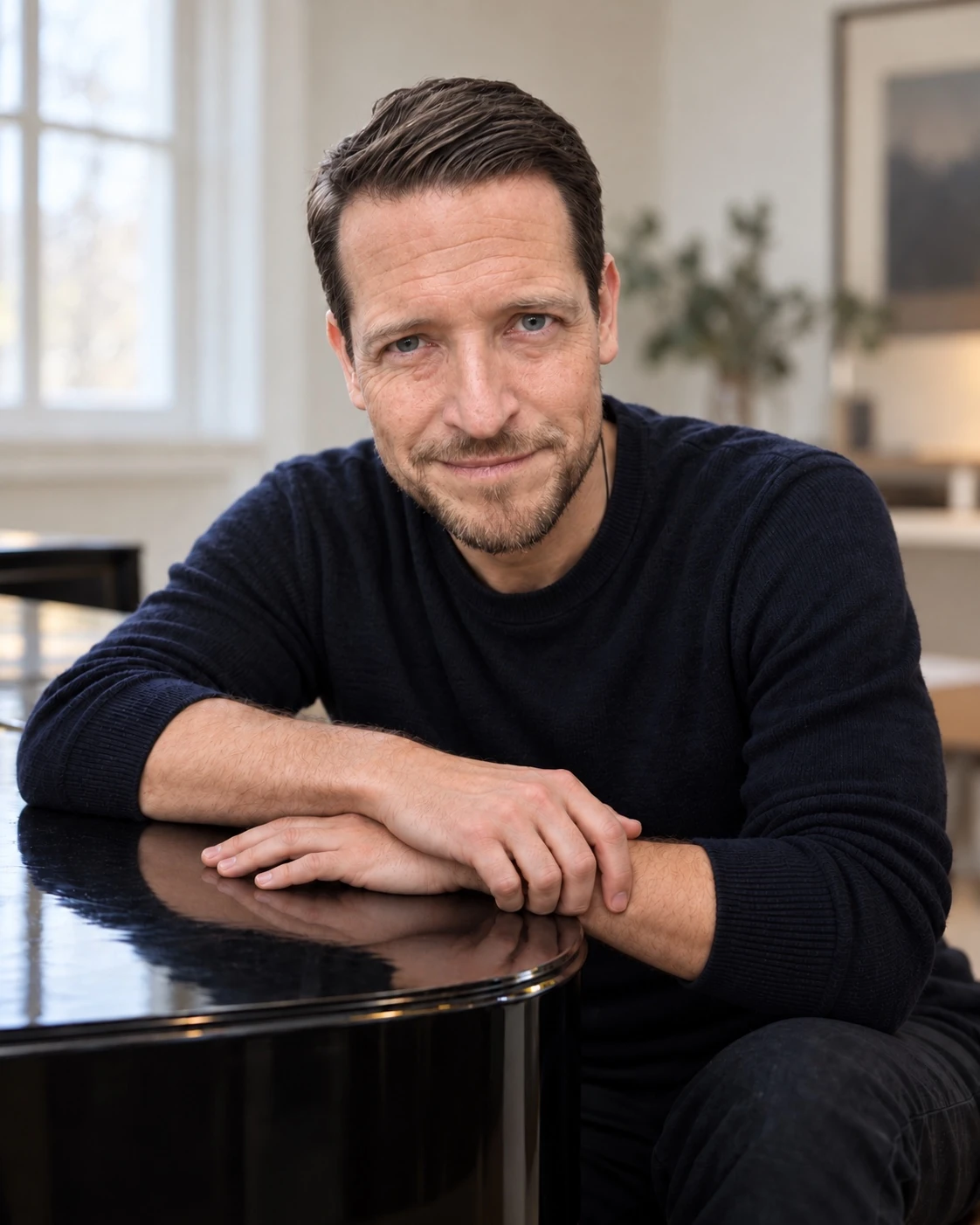 Mirko Moeller am Klavier